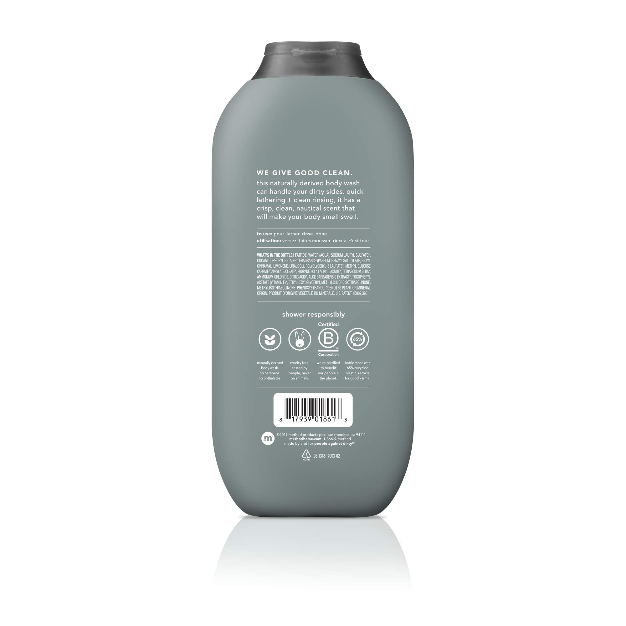 Method Men Cedar Cypress bathroom counter scene underscores 3-pack convenience for everyday use.
