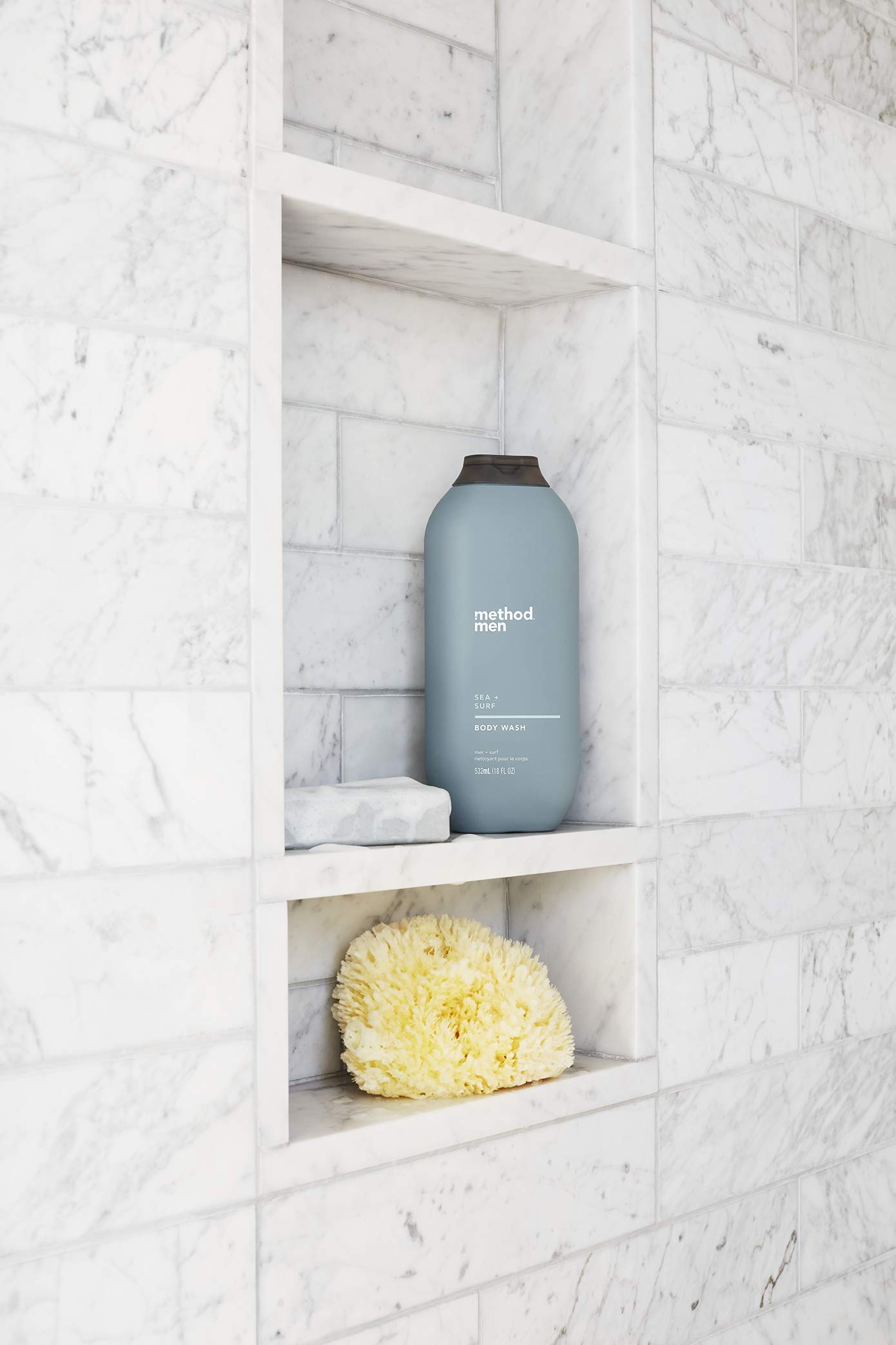 Method Men Cedar Cypress pack shot emphasizes clean rinse and masculine scent.