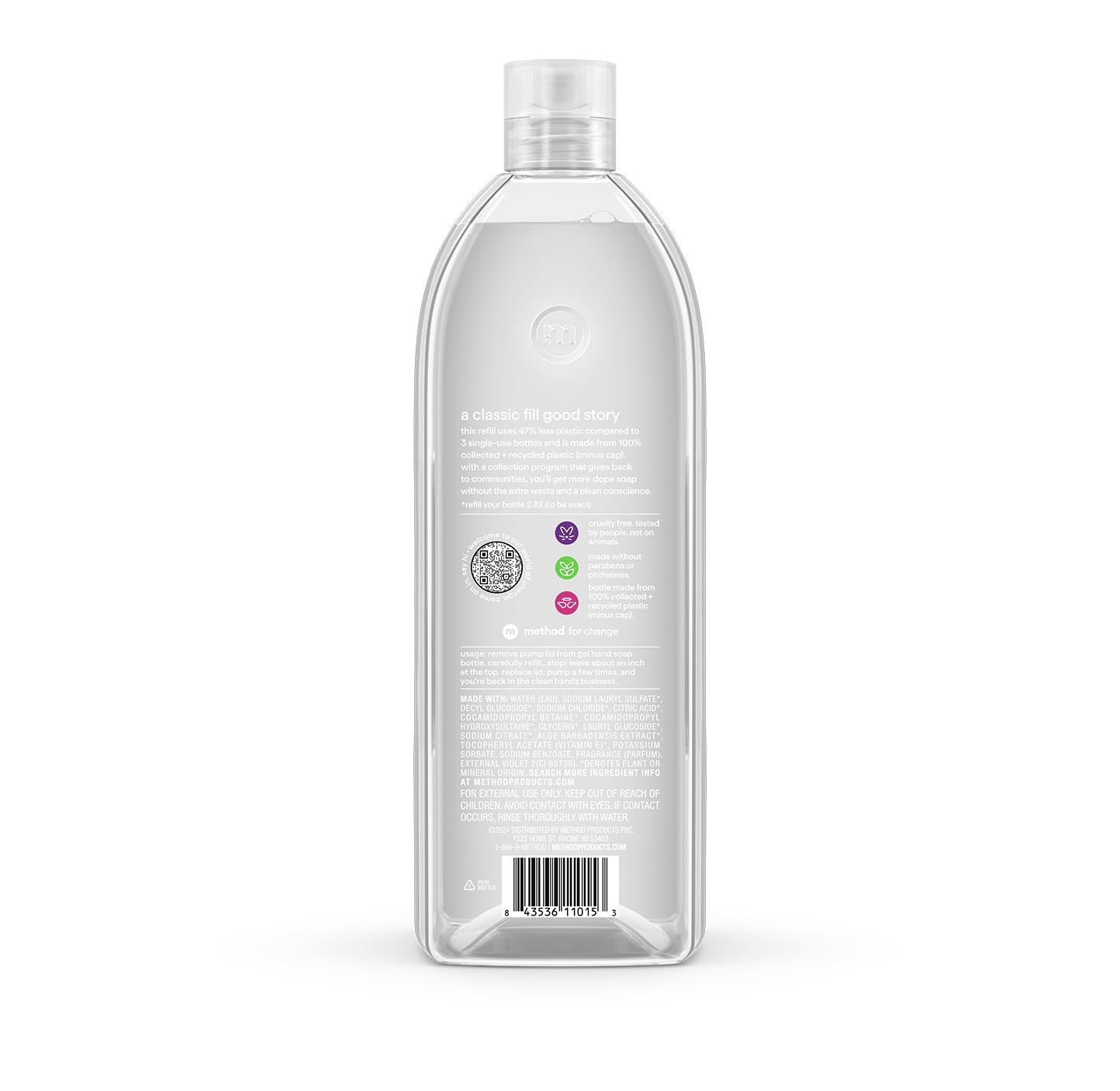 Method refill-bottle-pour-sweet-water: easy pours to fill your bottle with fragrance.