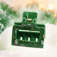 MexLuyu Christmas hair clip white bell pattern adds festive accent and reliable hold