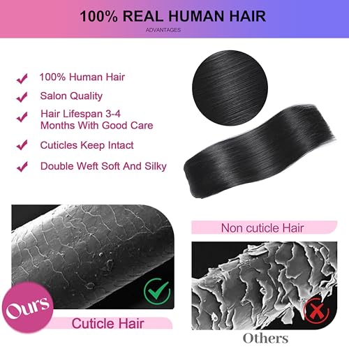 MEYOFUN 8pcs pack clip-ins for easy volume and quick daily styling