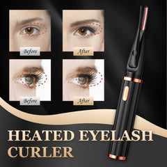 MGKO heated eyelash curler USB rechargeable for on-the-go makeup routines