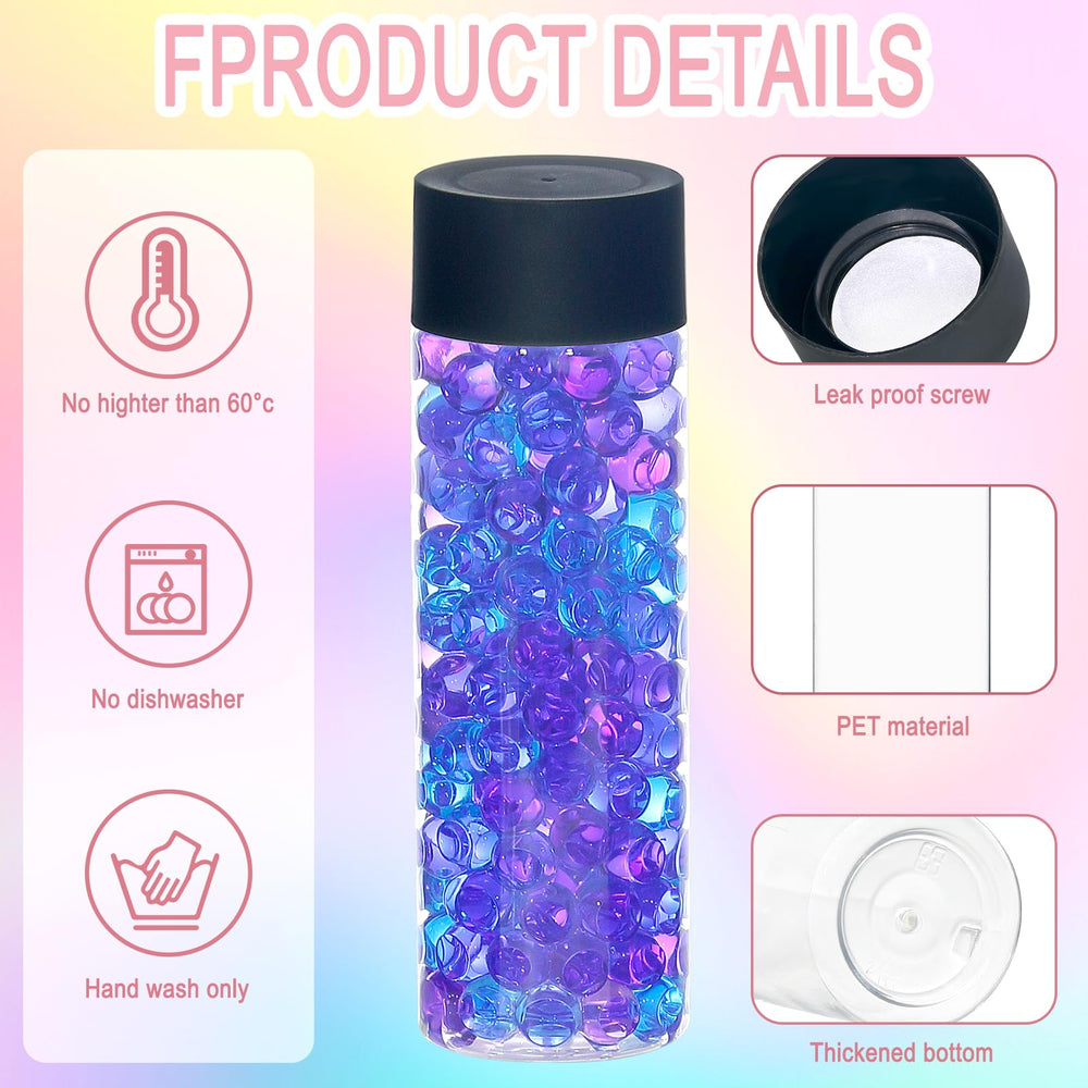 Mhtdet bottles with included funnels and brush for easy filling and cleaning