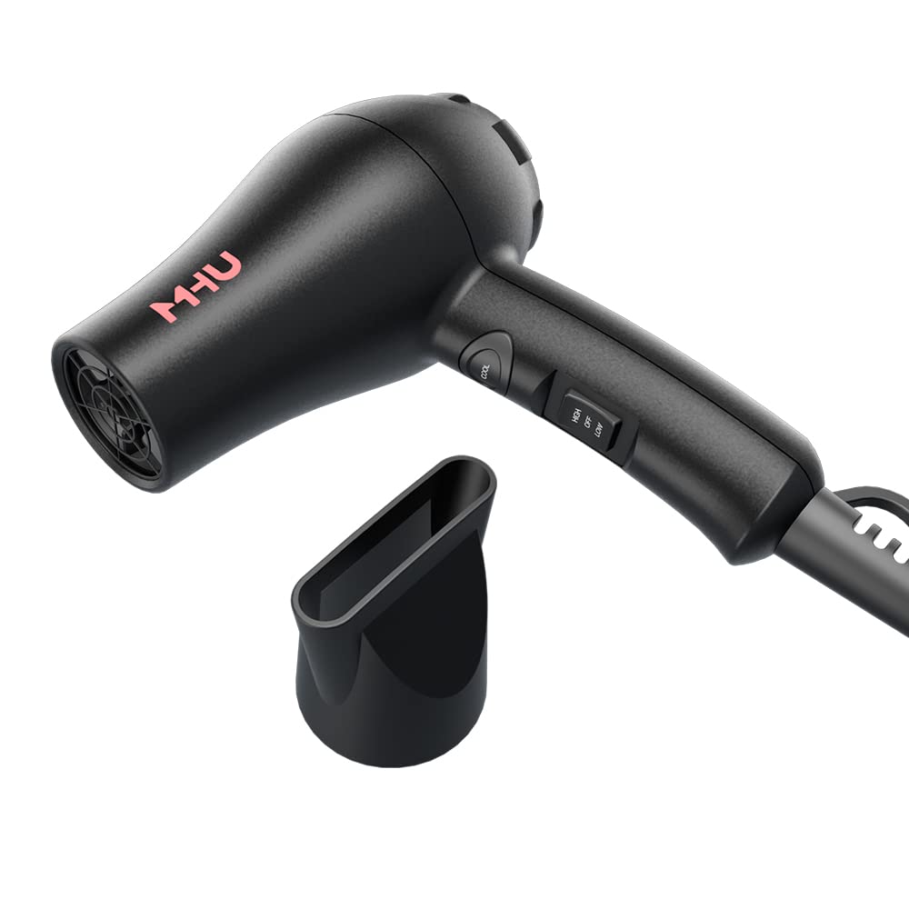 MHU dryer cool-shot button helps set curls and remove excess heat safely.