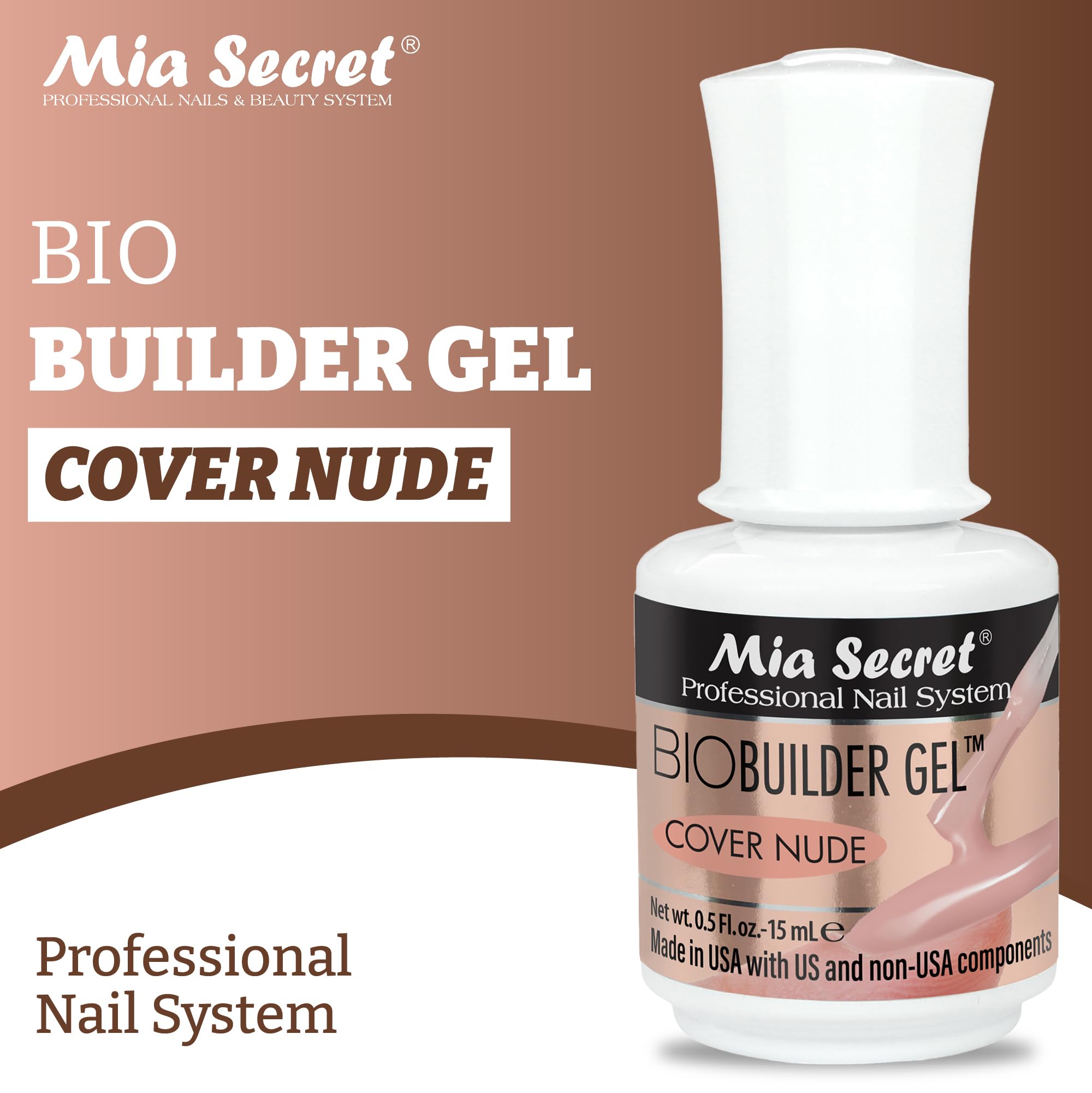 Mia Secret Bio Builder Gel Polish for sculpting extensions with forms.
