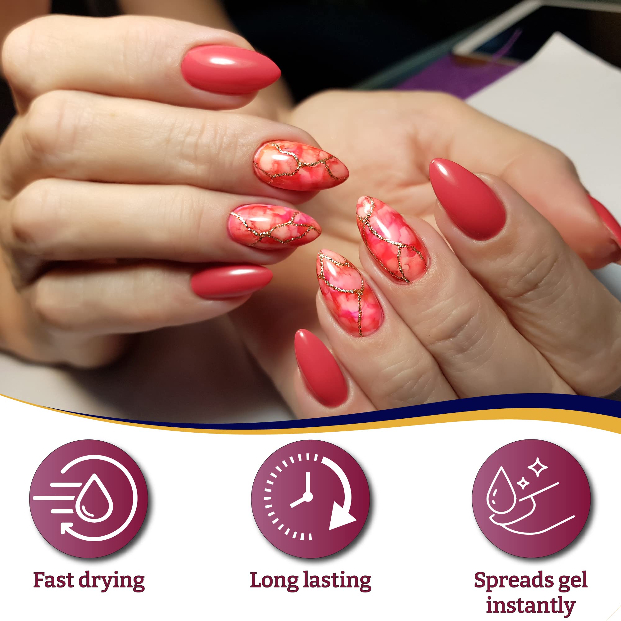 Mia Secret Blooming Gel reptile pattern offers luxe scale-like texture on nails.