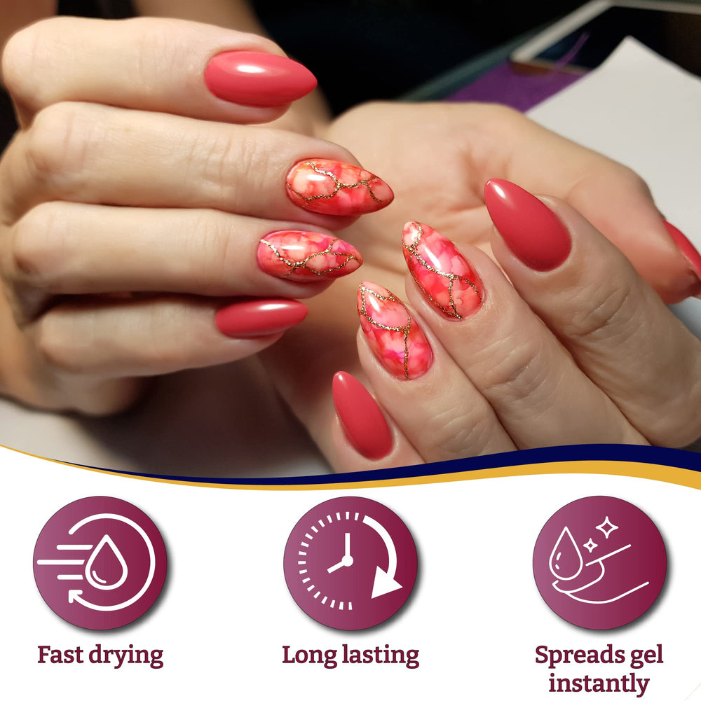 Mia Secret Blooming Gel reptile pattern offers luxe scale-like texture on nails.