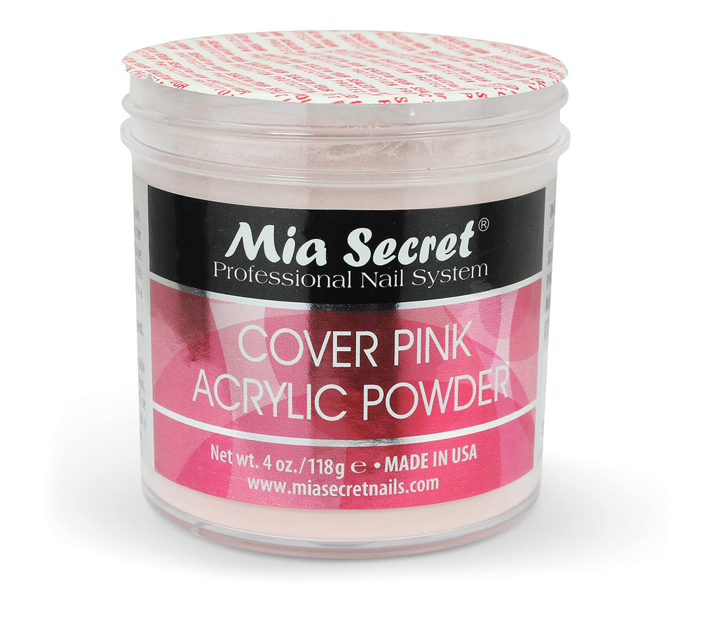 Mia Secret cover pink 4oz packaging highlights Made in USA quality.