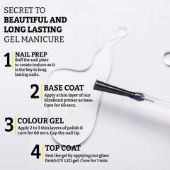 Mia Secret Glass Finish cured surface delivers a glass-like glossy finish.