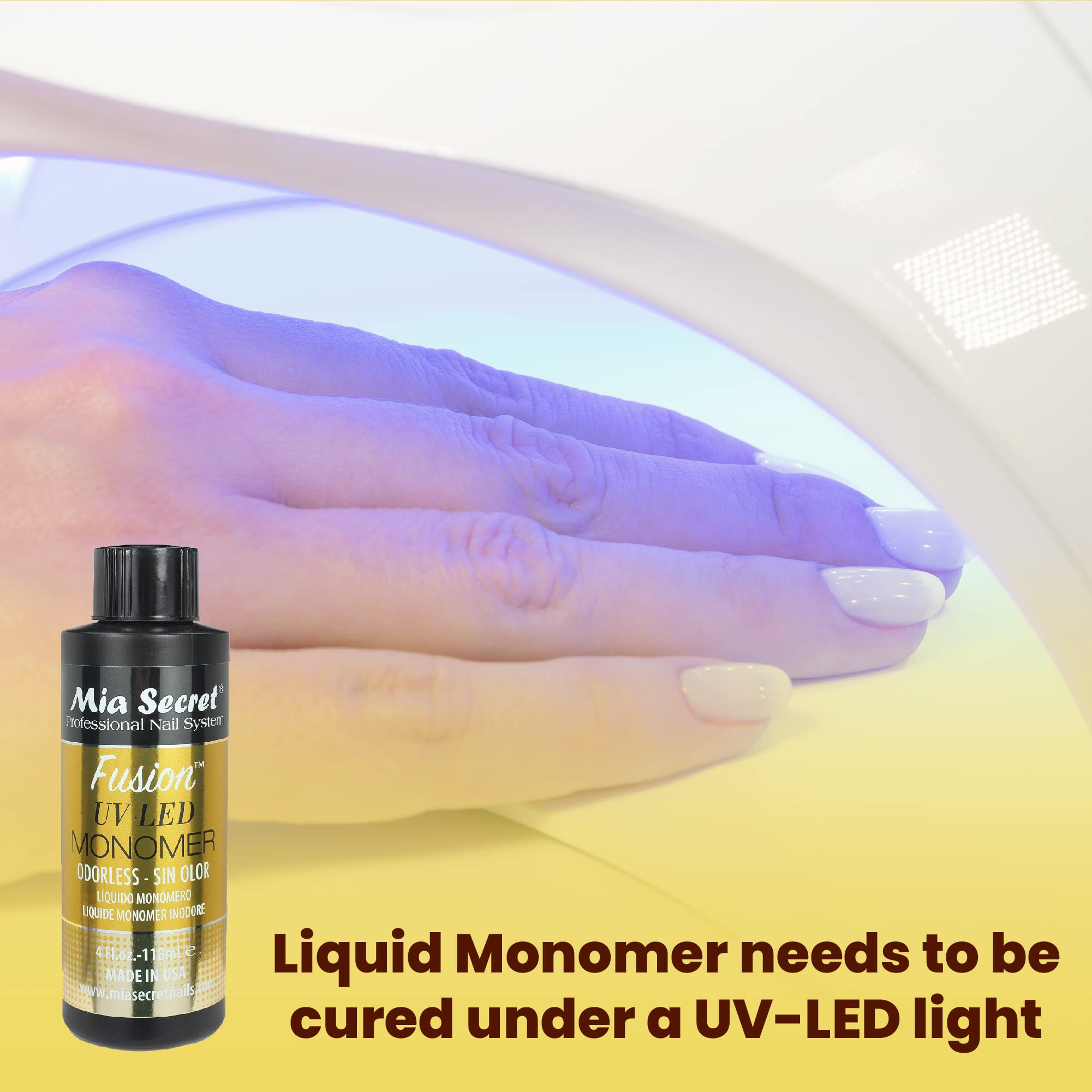 Mia Secret Odorless Fusion professional-use grade suitable for salons.