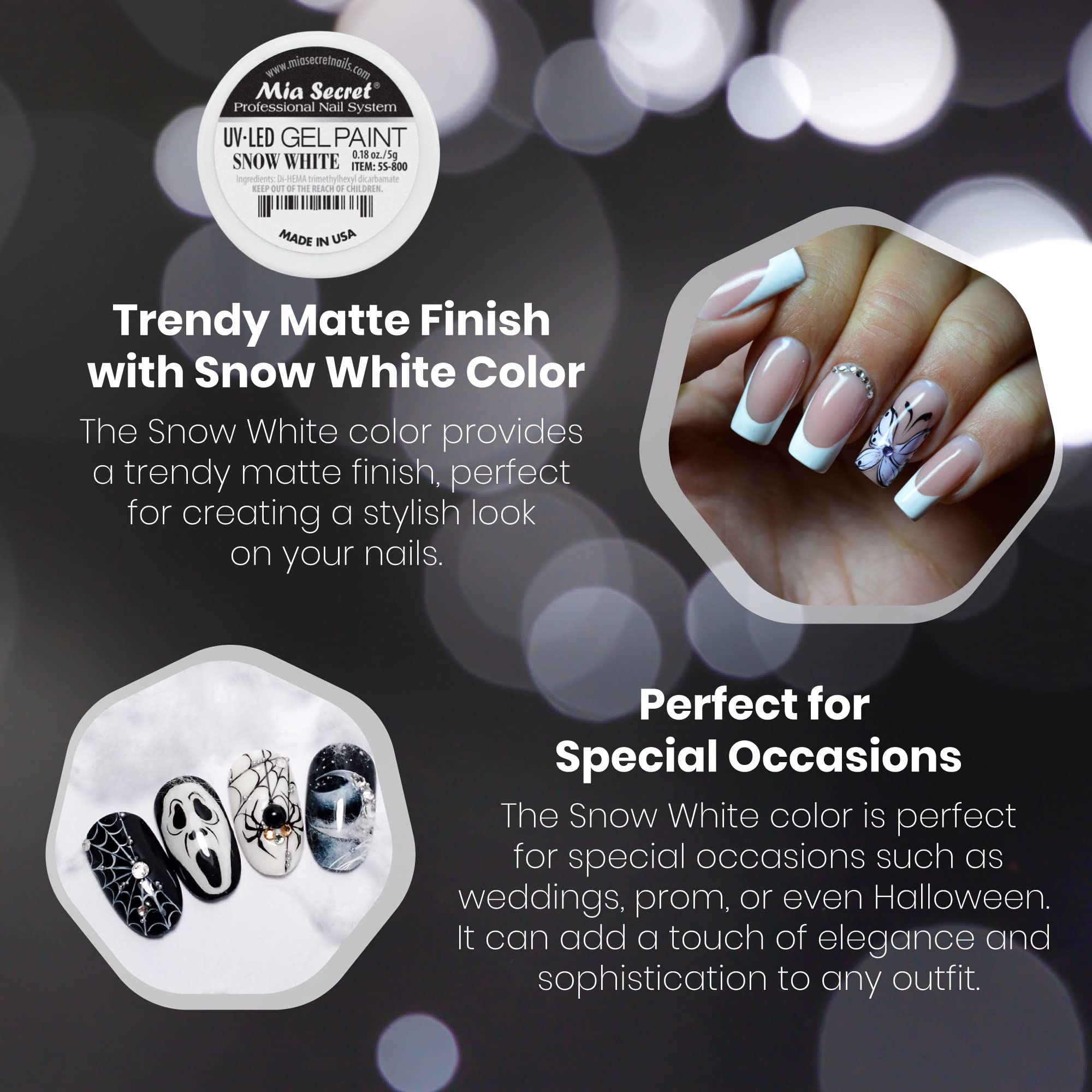 Mia Secret professional nail-art setup demonstrates easy, professional results