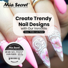 Mia Secret Snow White swatches show even color