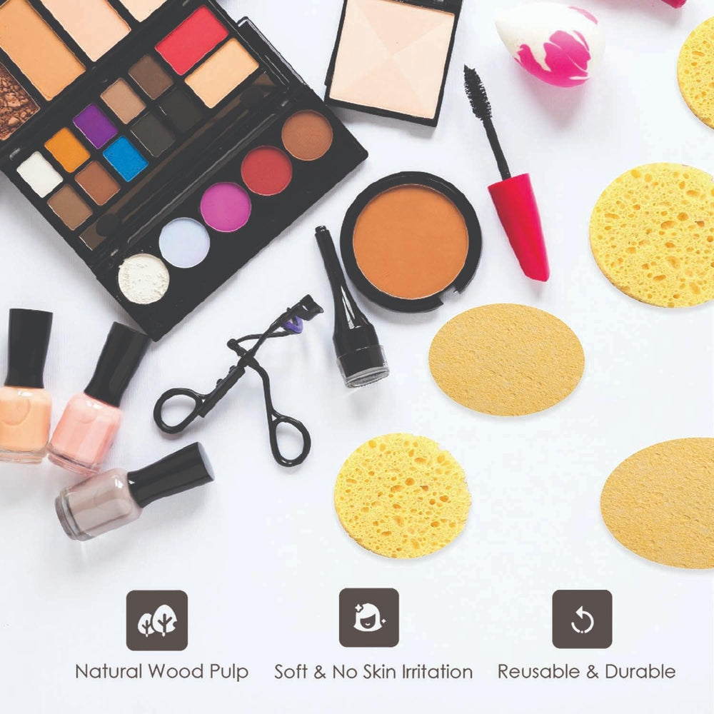Miaform daily-use compressed sponges for routine cleansing
