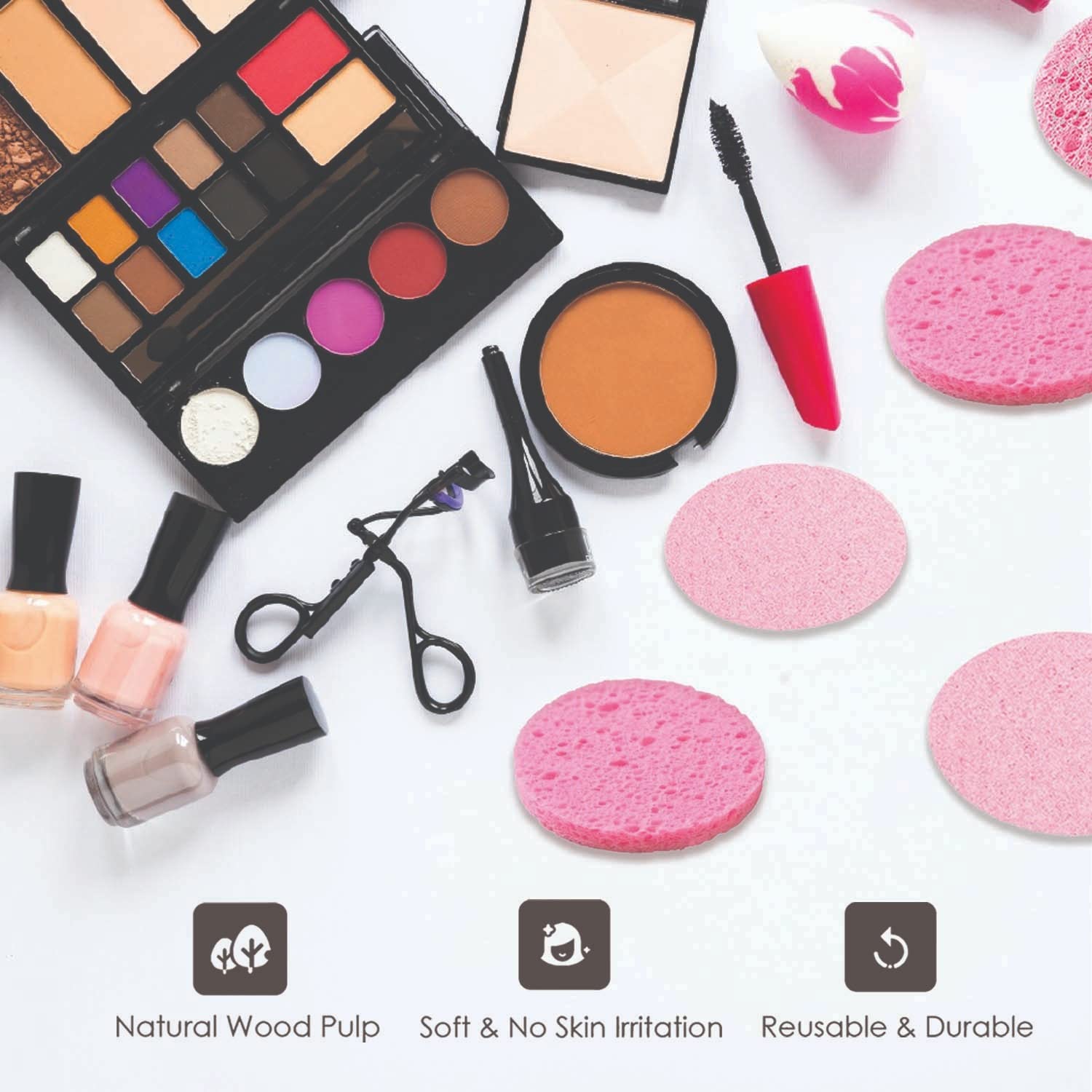 miaform professional spa-use sponges ideal for economical hygienic client facials