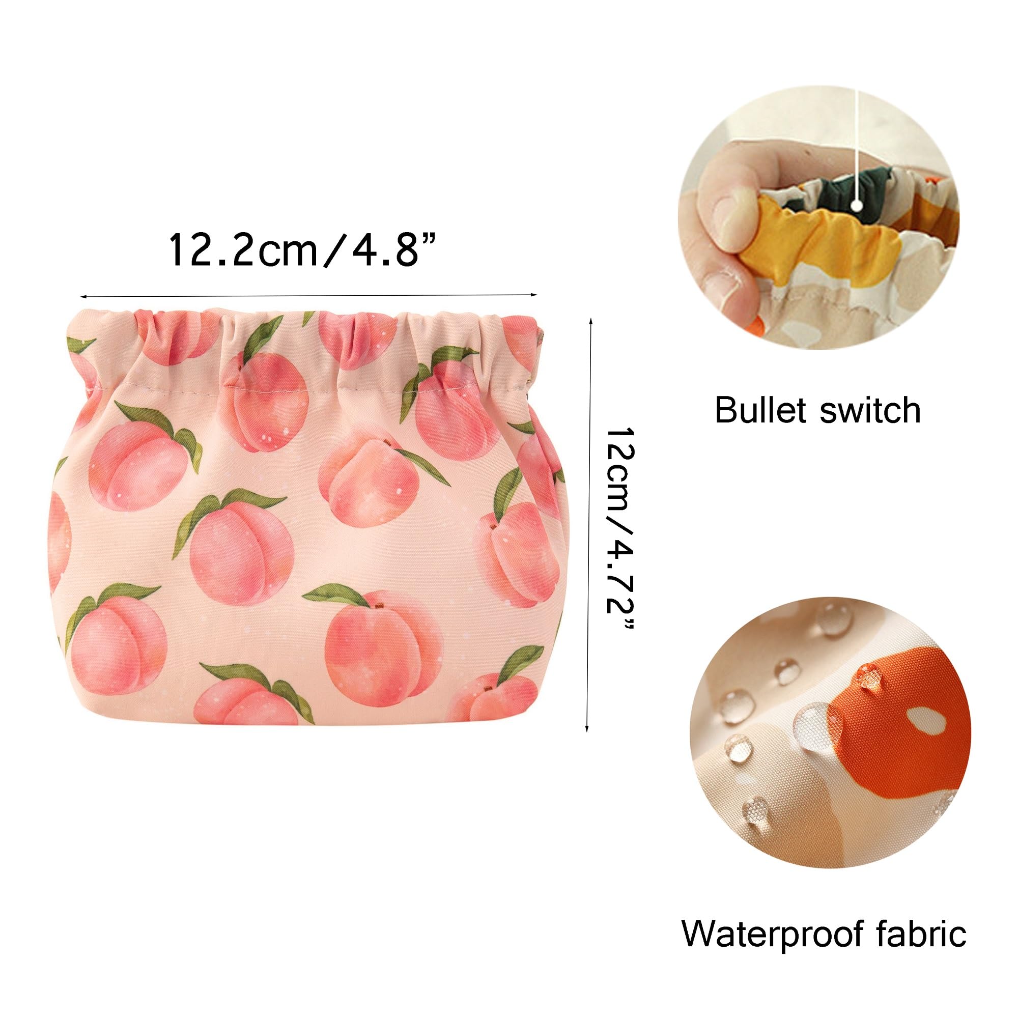 MIAO JIN squeeze-bag open side-clip, easy one-handed access to essentials.