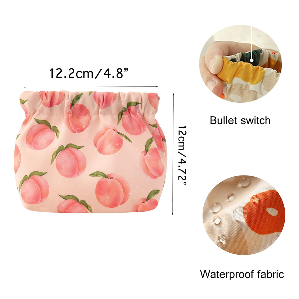 MIAO JIN squeeze-bag open side-clip, easy one-handed access to essentials.