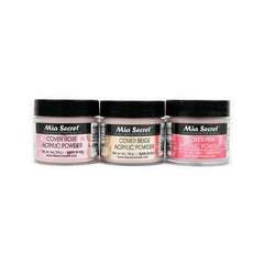 Mia Secret cover powder rose 1oz for durable nail extensions and natural-looking coverage