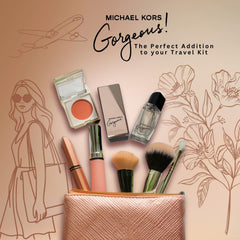 Michael Kors Gorgeous designer sampler image hints at easy testing and gifting.