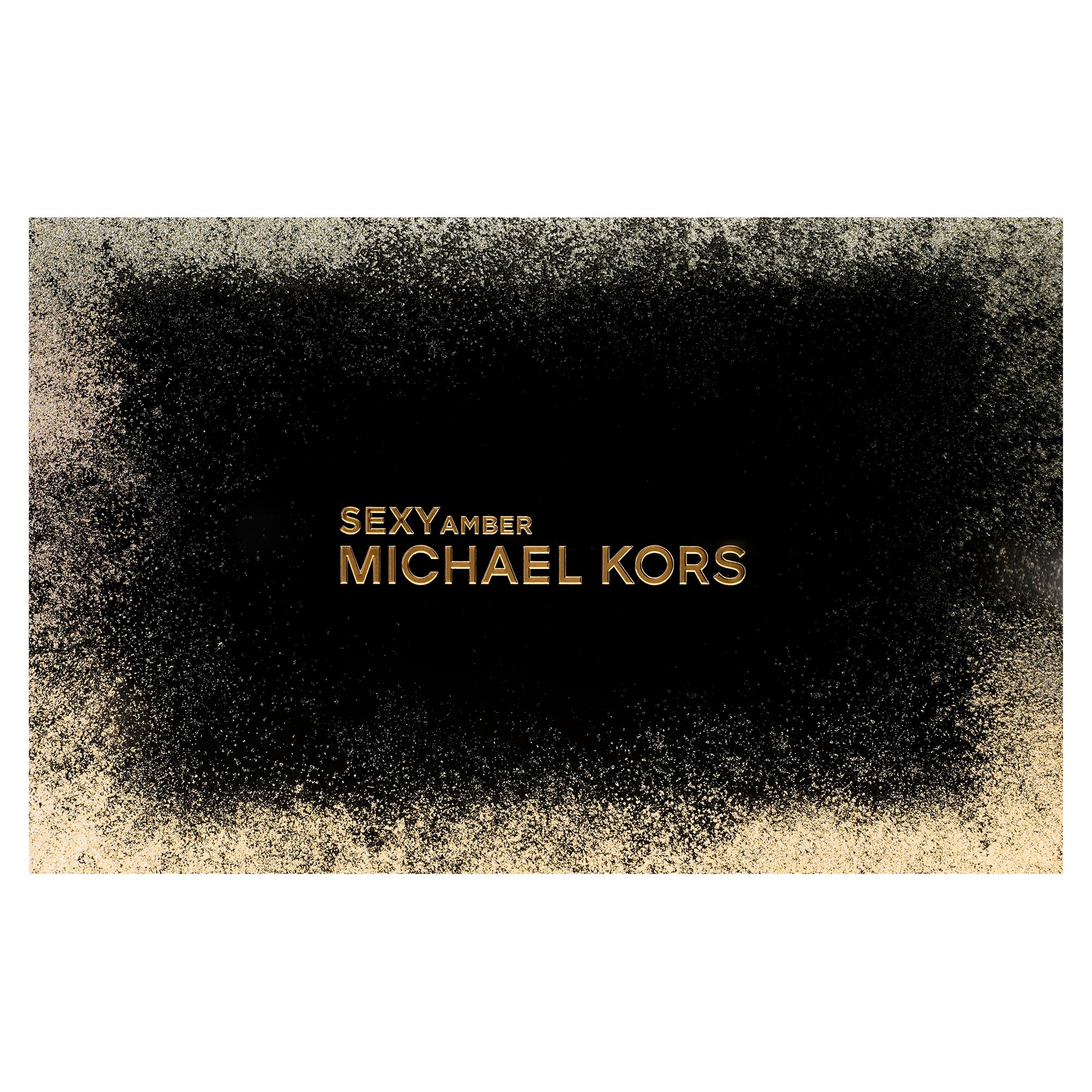 Michael Kors Sexy Amber gift packaging showcases premium presentation