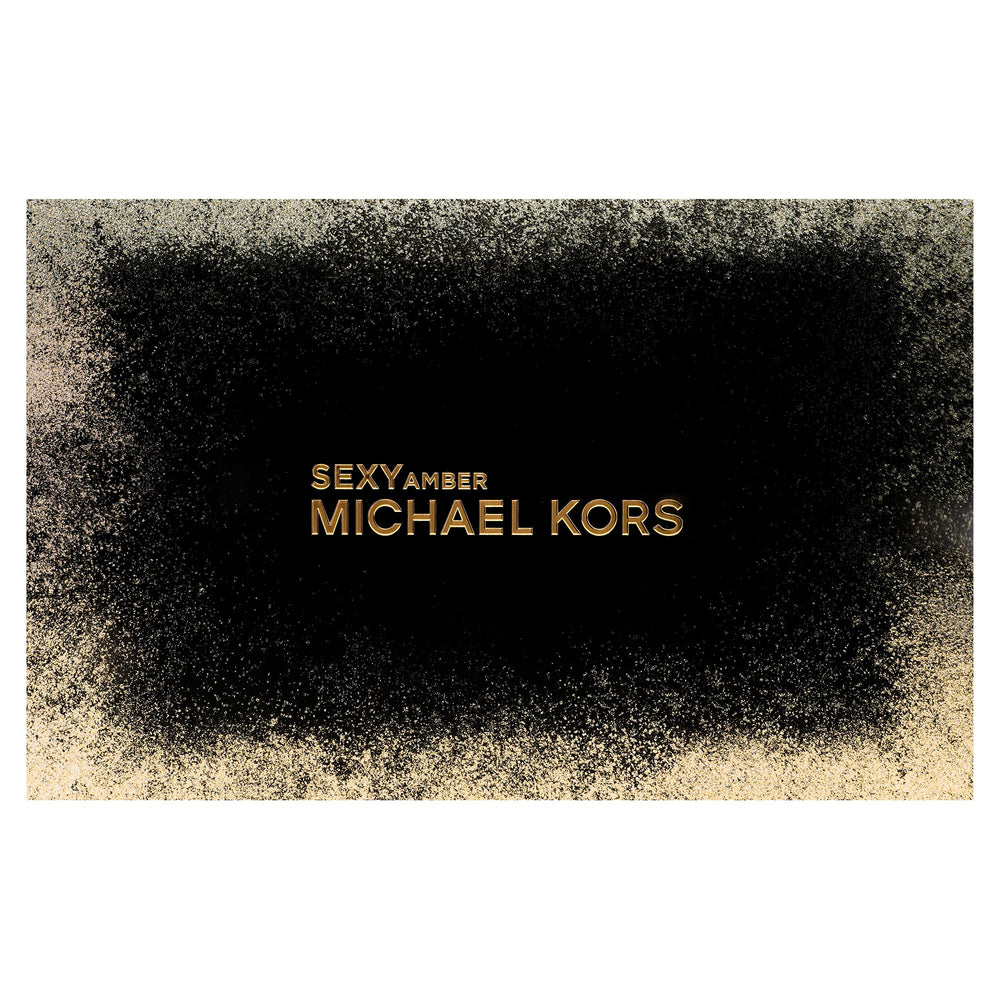Michael Kors Sexy Amber gift packaging showcases premium presentation