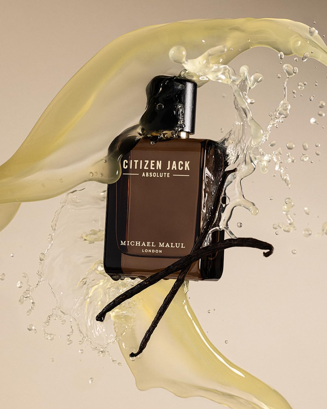 Michael Malul Citizen Jack Absolute cap-closeup highlights luxury packaging and durability.