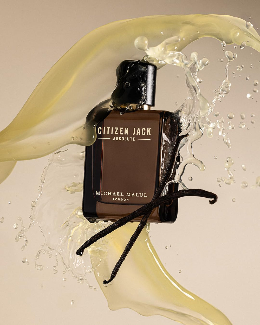 Michael Malul Citizen Jack Absolute cap-closeup highlights luxury packaging and durability.