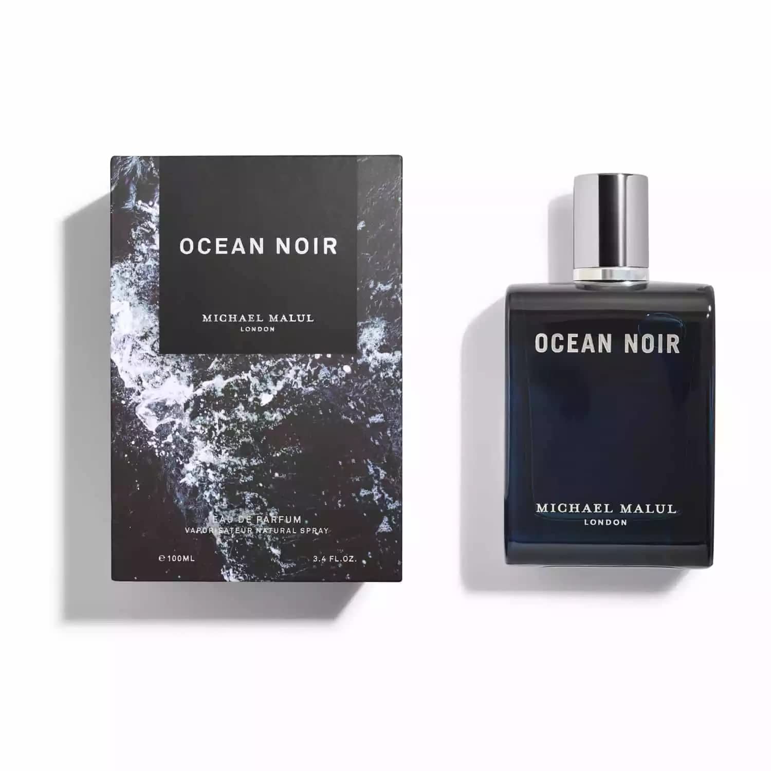 Michael Malul Ocean Noir geranium focus emphasizes refined aroma for evening occasions.