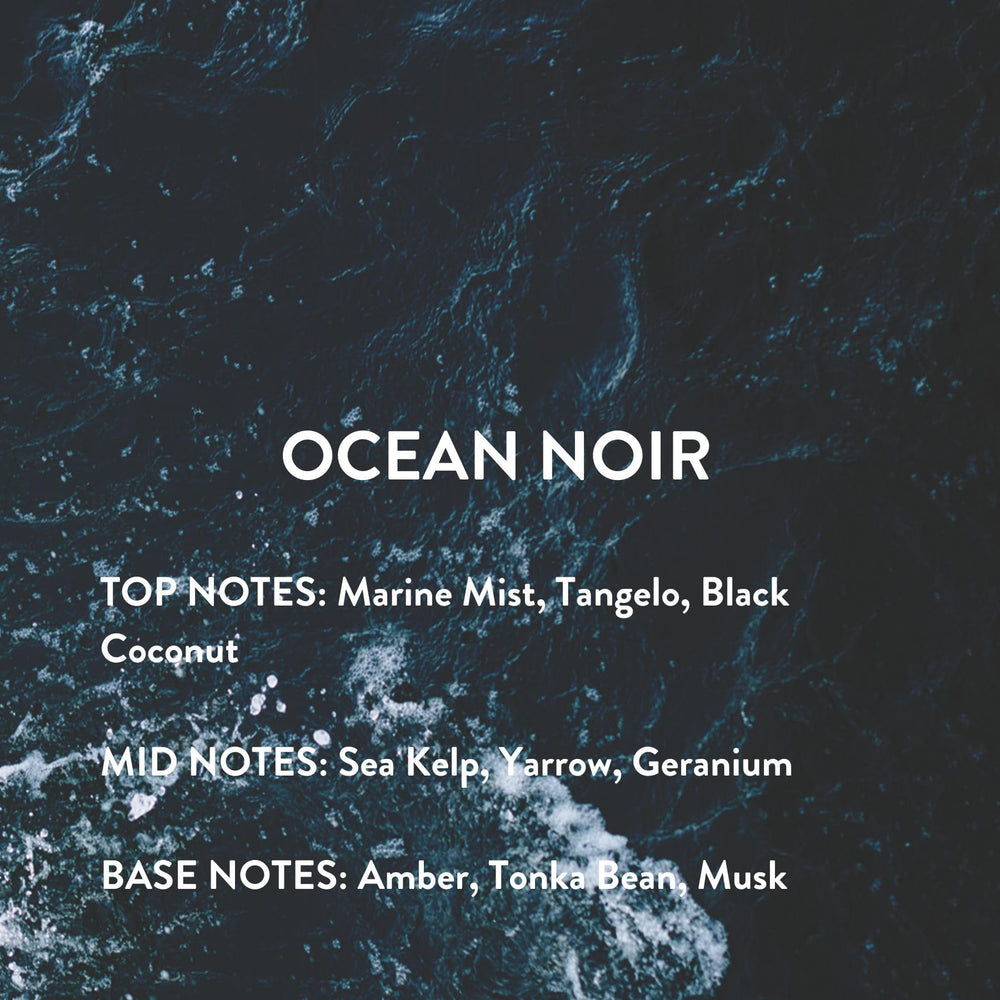 Close view of amberwood and musk notes hinting at lasting depth.