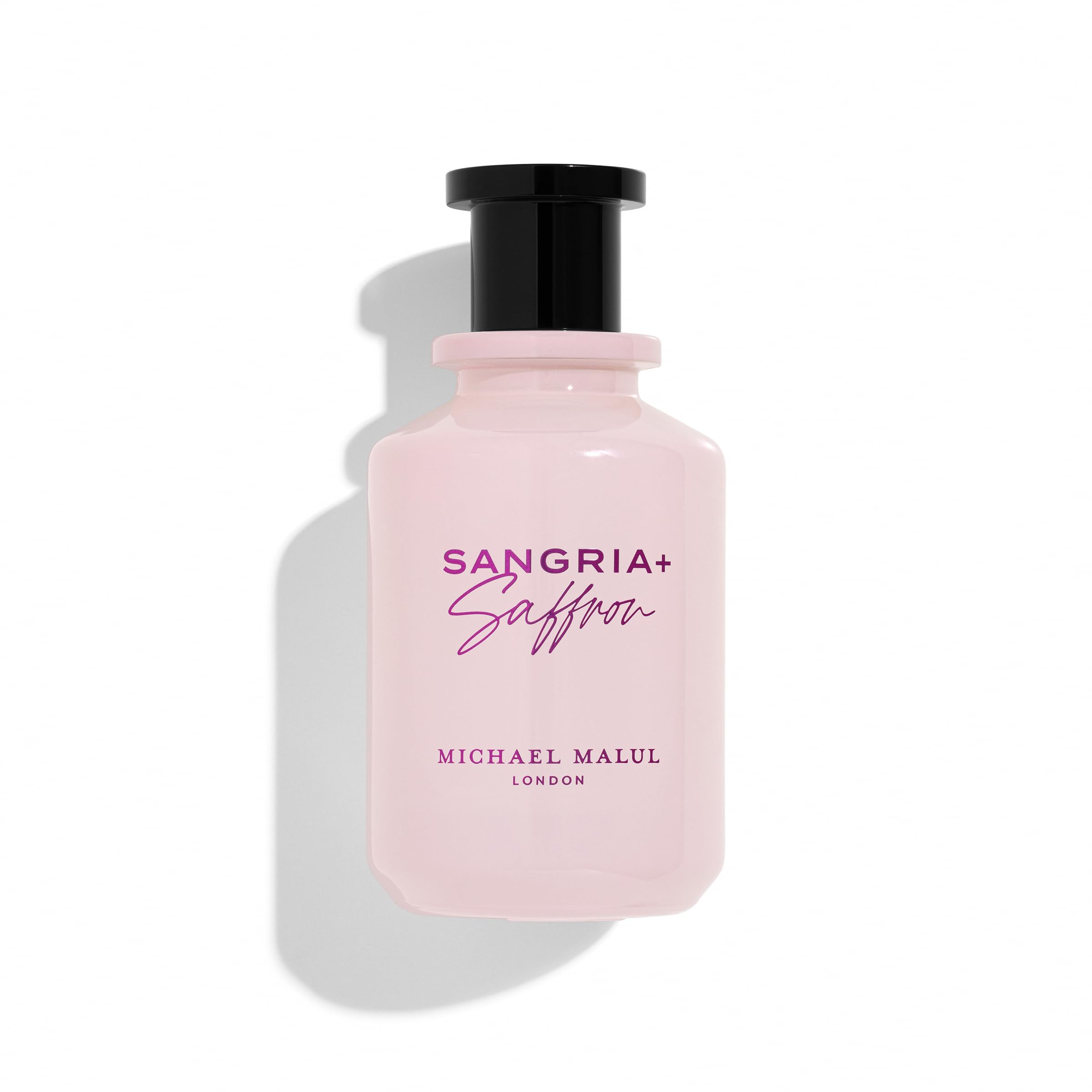 Michael Malul Sangria Saffron bottle front for a luxurious evening impression
