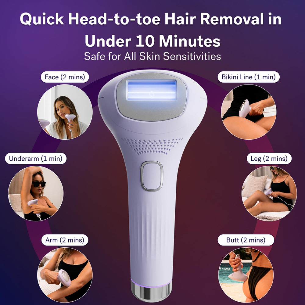 Lumos shows nine power levels for customized intensity across body areas