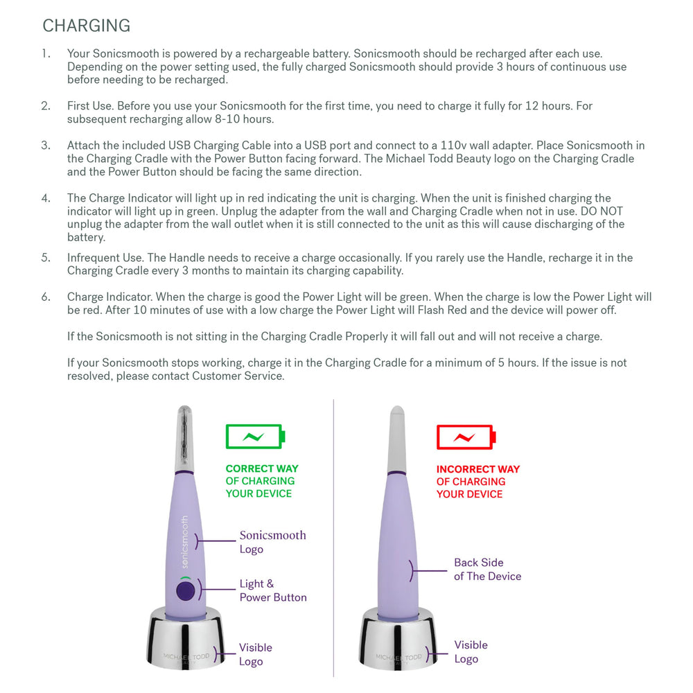 Michael Todd Sonicsmooth peach-fuzz removal close-up illustrating gentle hair removal at home