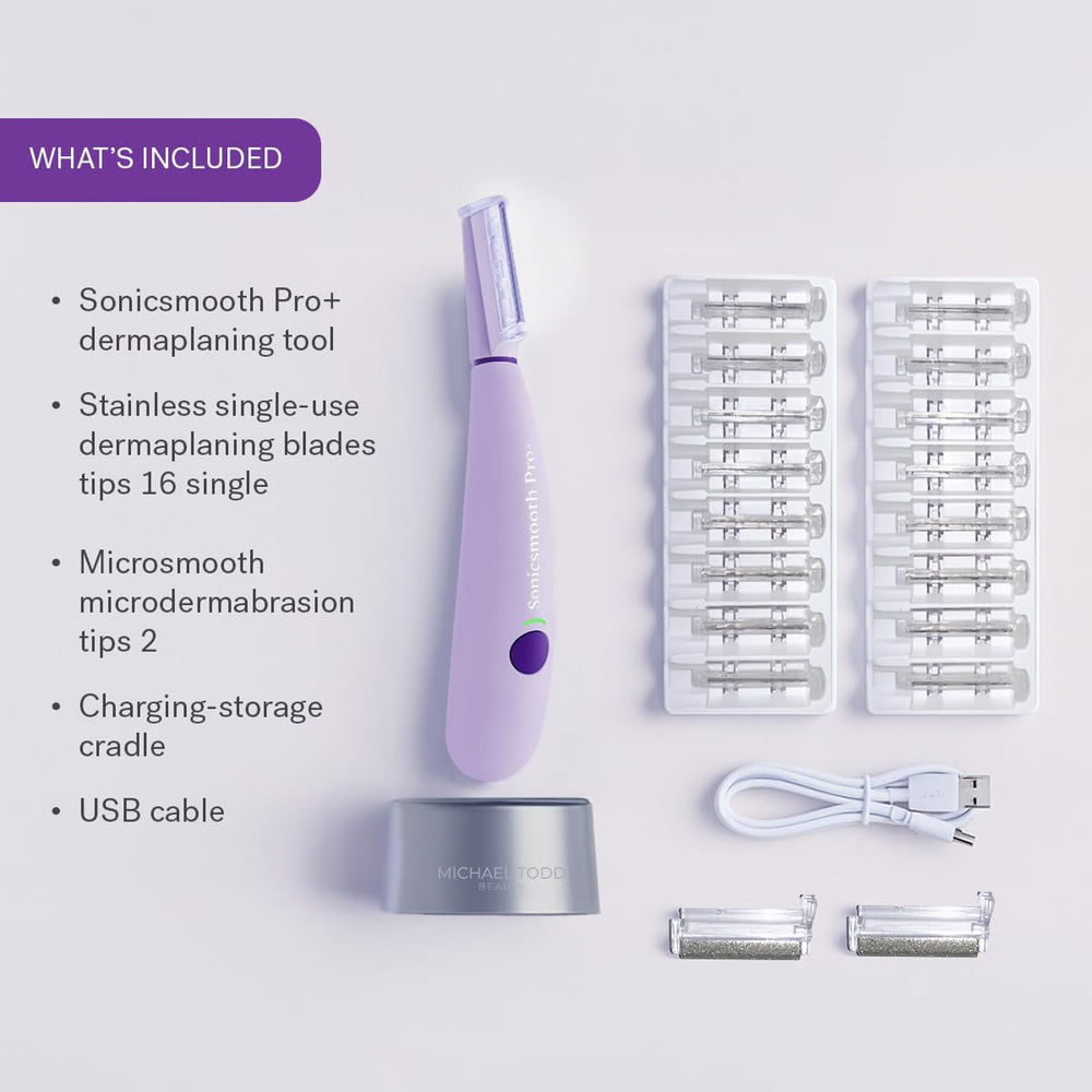 Compact design of Michael Todd Sonicsmooth Pro Plus for travel-friendly use