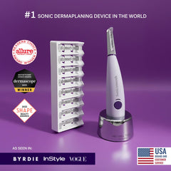 Michael Todd Sonicsmooth speed controls close-up enabling customizable exfoliation sessions