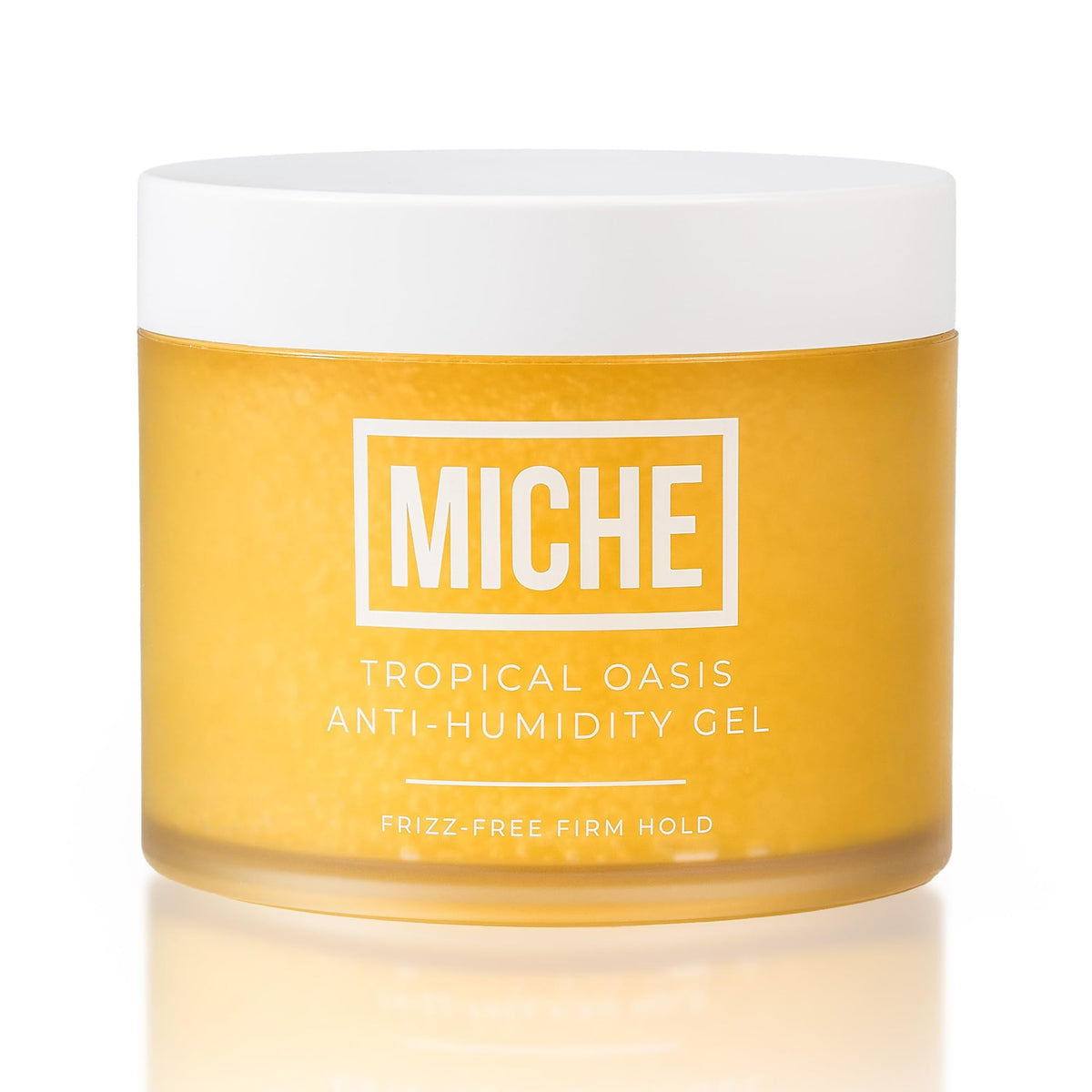 Miche Beauty anti-humidity gel bottle for frizz control in humidity.