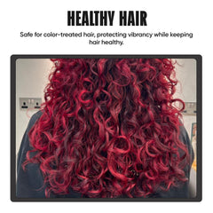 Miche Beauty Cleansed Shampoo hair strands closeup reveals strengthened, deeply hydrated fibers.