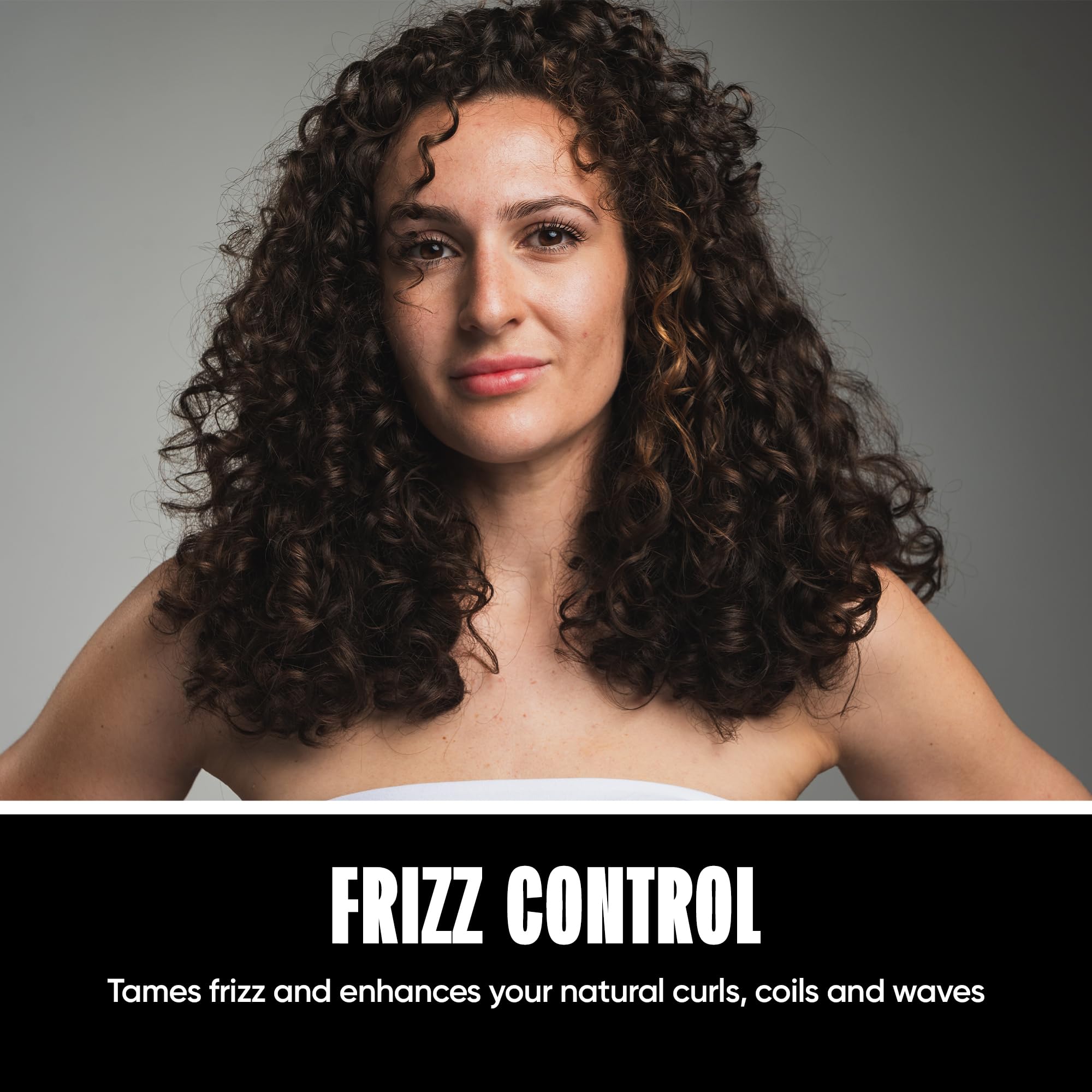 Miche Beauty strong-hold curly-hair gel application defines curls with long-lasting hold.
