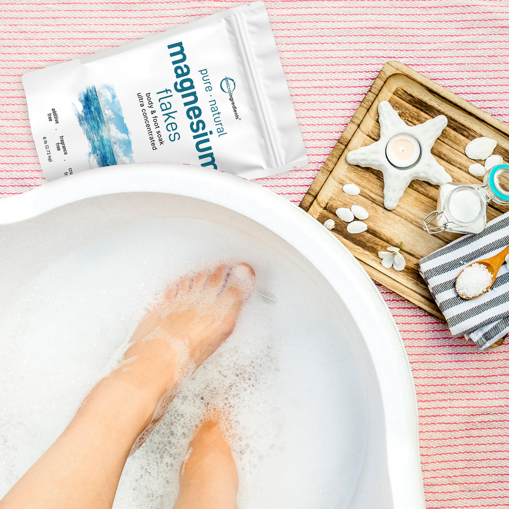 Micro Ingredients magnesium flakes for DIY sprays, oils, and lotions