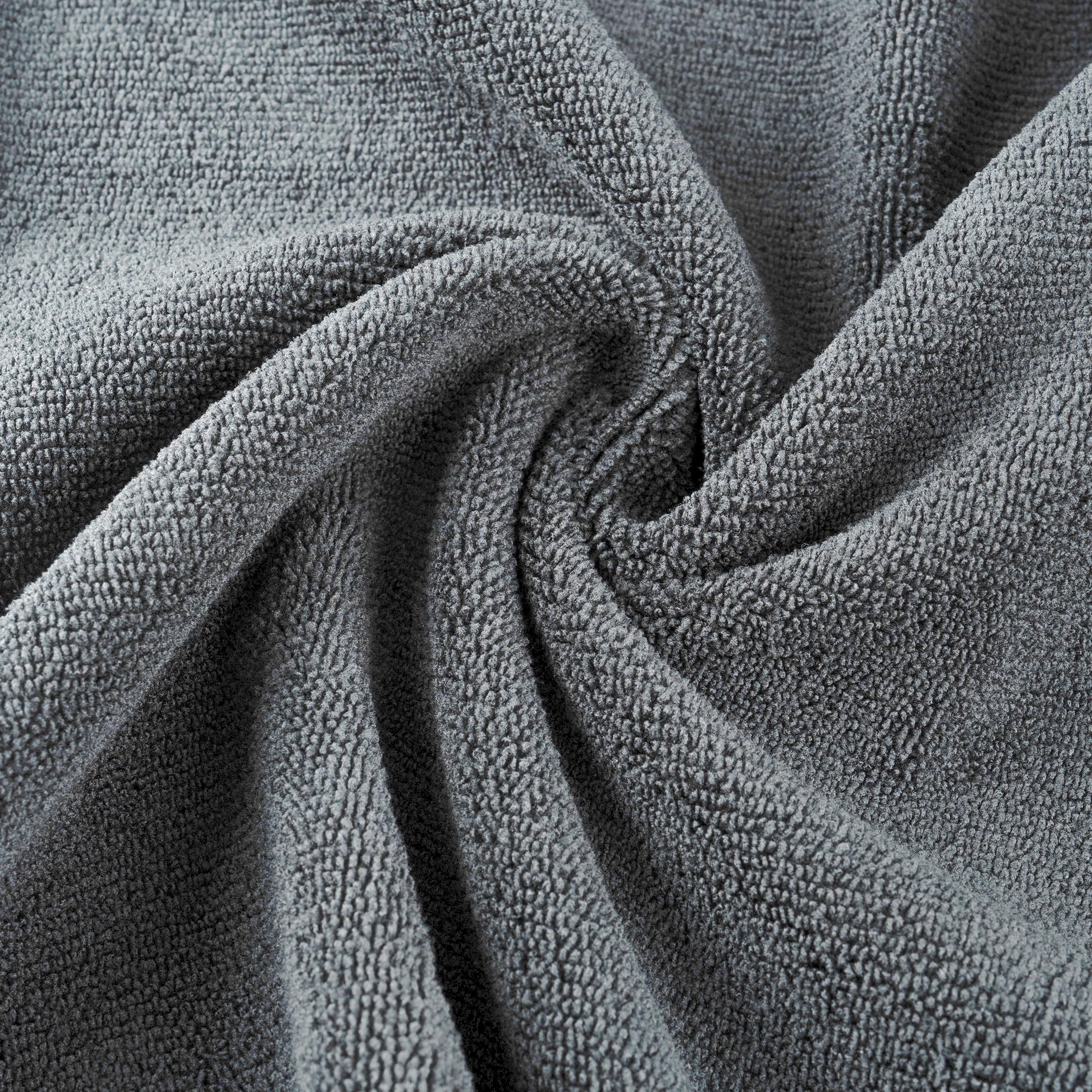 Microfi lint-free microfiber towel close-up showing smooth fibers.