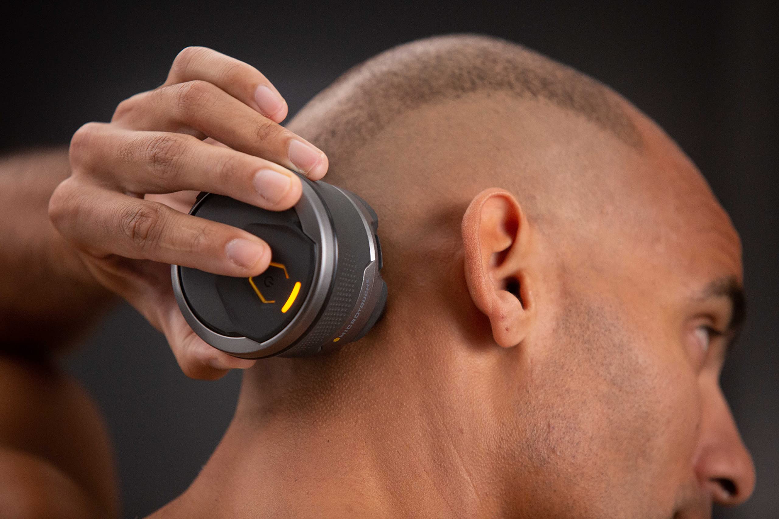 MicroTouch Titanium Head Shaver hypoallergenic titanium blades for sensitive skin