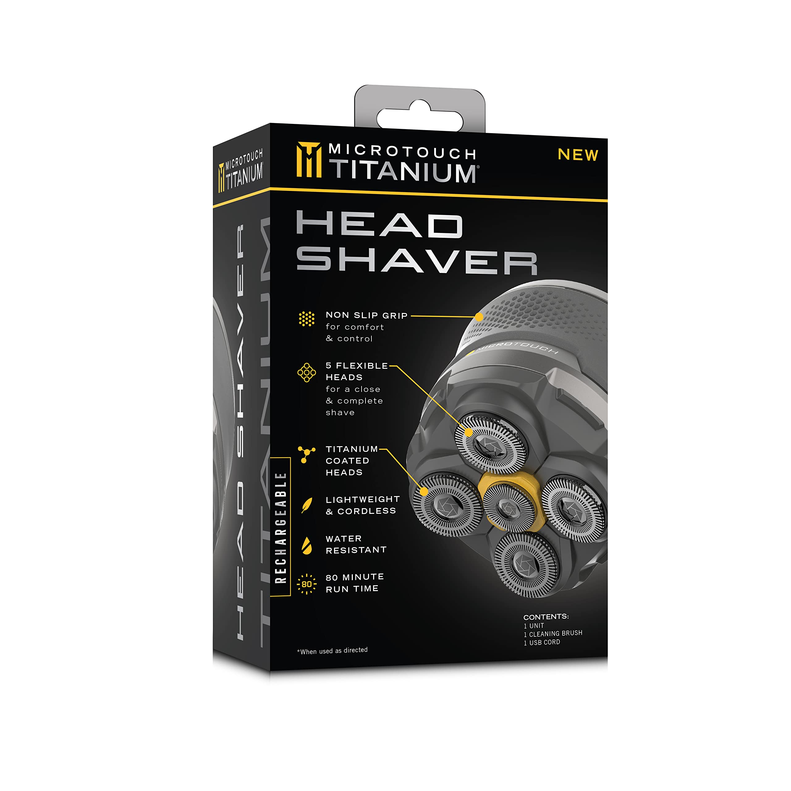MicroTouch Titanium Head Shaver precision head trimmer for detailing edges
