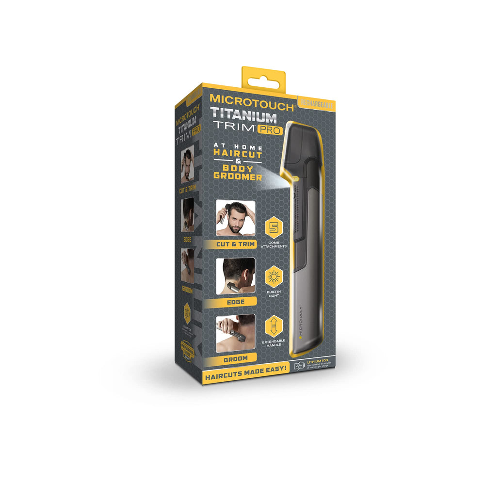 MicroTouch TRIM PRO for body grooming including beard and edges.