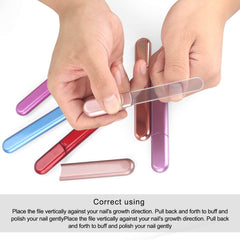 MiDenso Japan-imported glass material demonstrates high-quality manicure performance.