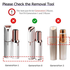 Midnt dual-head precision design shown for smoother facial hair removal