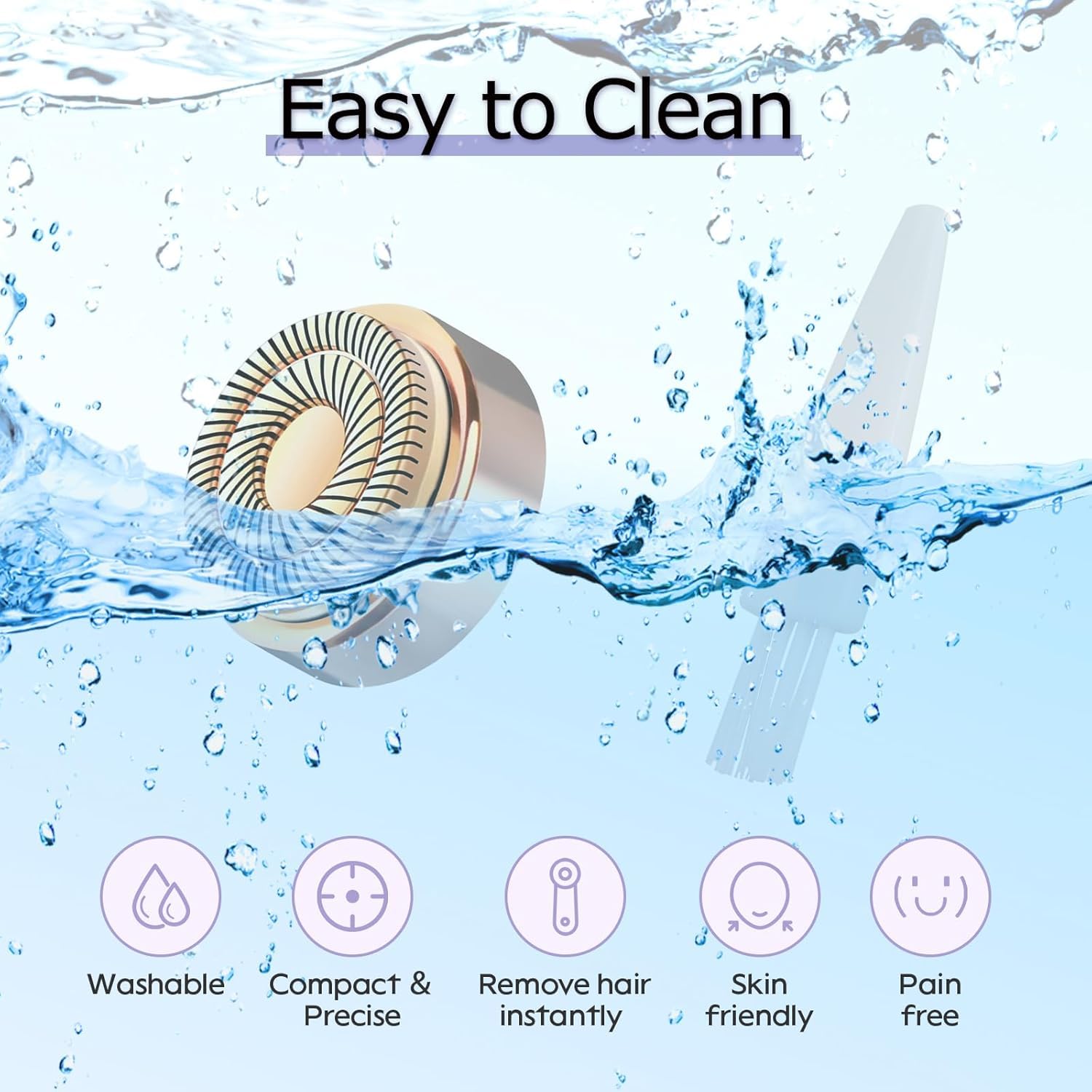 Midnt flawless face hair remover heads compatible with Gen 2 for consistent performance