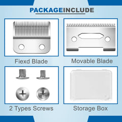 Midnt Wahl compatibility guide image demonstrates broad blade support for Wahl clippers.