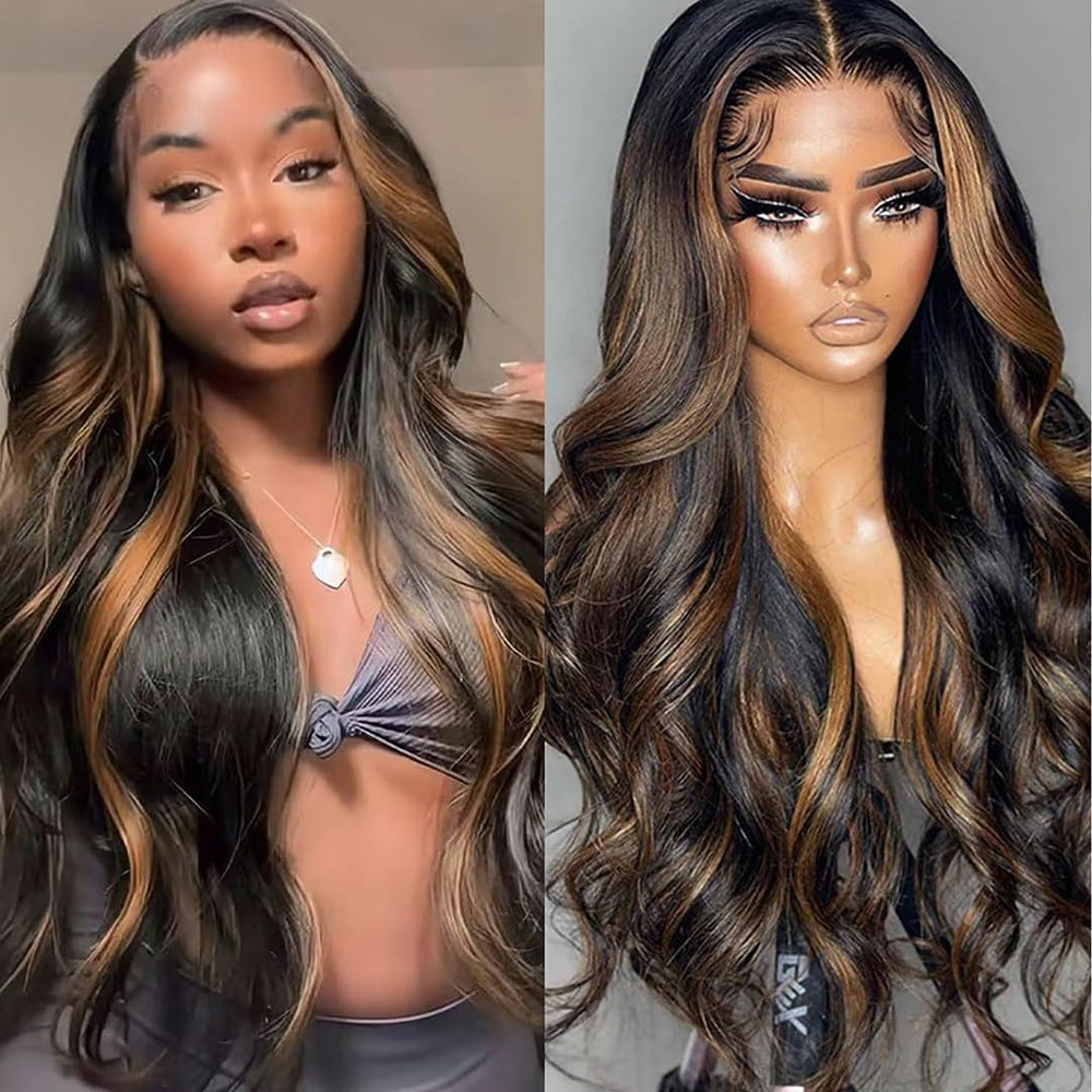 miear 13x6 Ombre Lace Front Wig front cap offers natural hairline for seamless daily wear.
