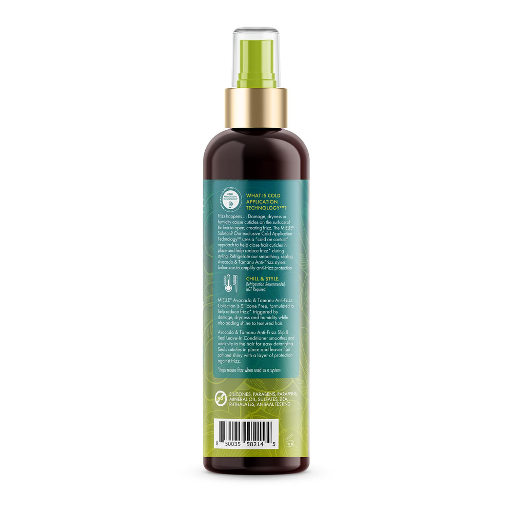 Blow-dry ready with lightweight leave-in for sleek, shiny finish.