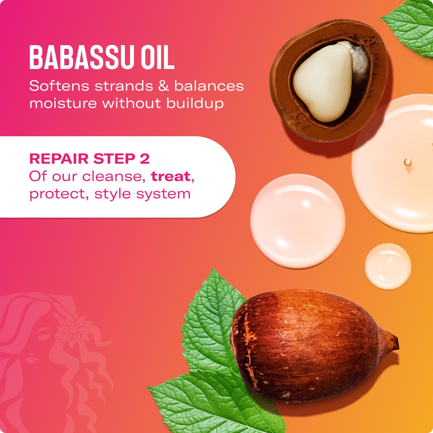 Mielle Organics Babassu & Mint Deep Conditioner applied to damp hair during treatment.