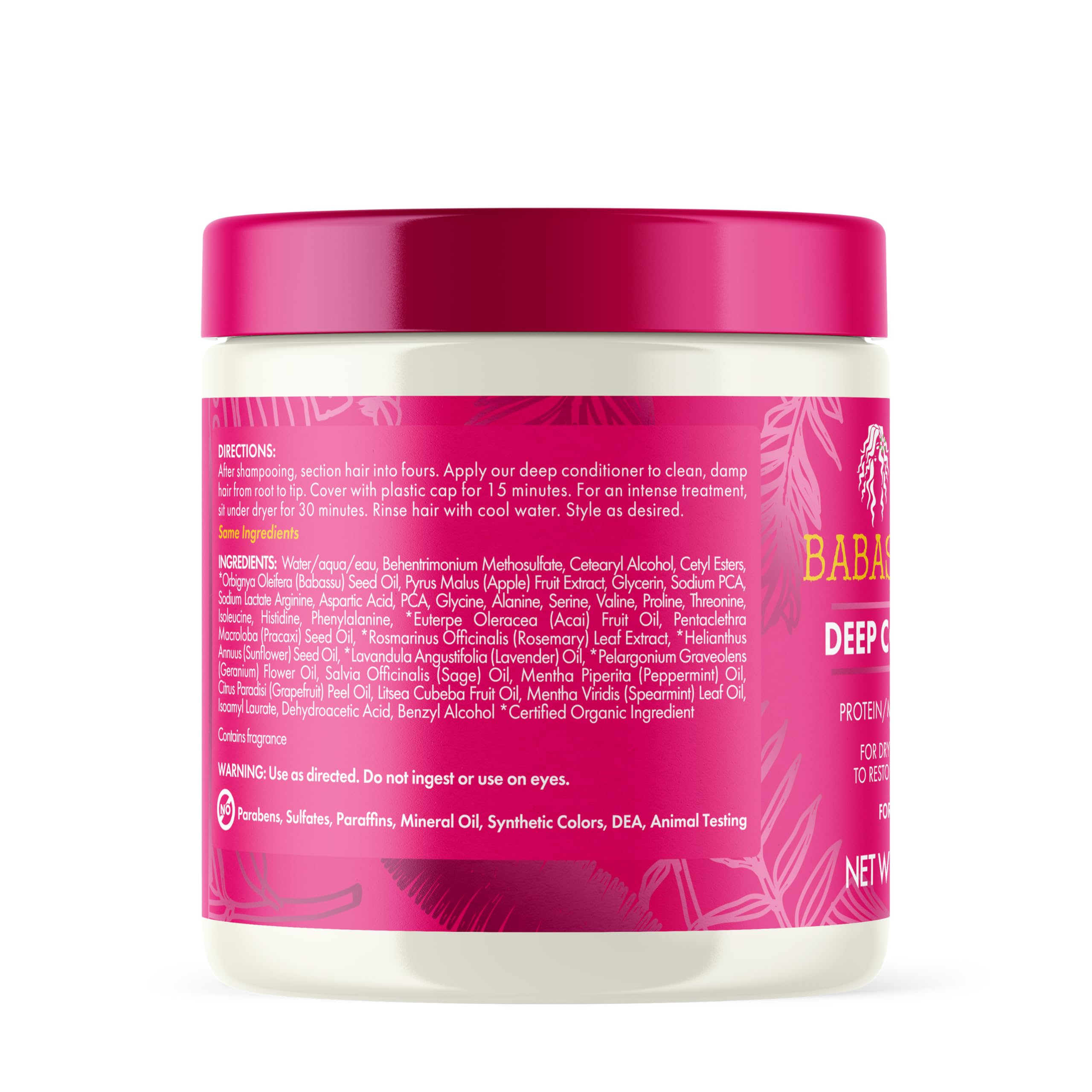 Mielle Organics Babassu & Mint Deep Conditioner results show smoother hair.