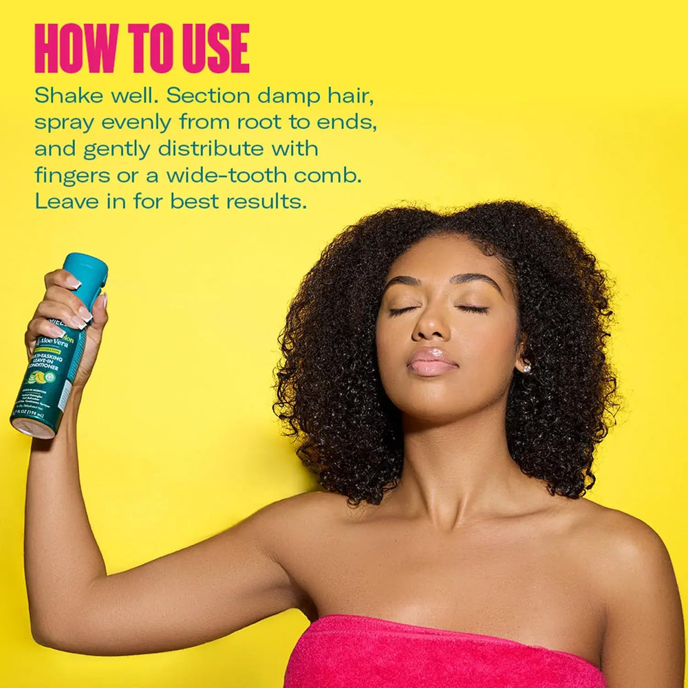 Mielle Kalahari Melon & Aloe Moisturized hair after use.